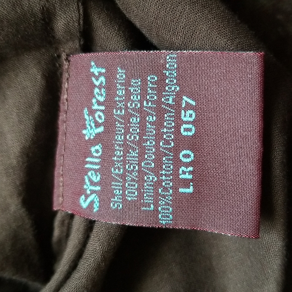 Stella Forest Brown Silk Summer Dress. - Picture 8 of 9